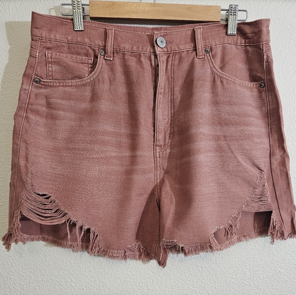 American Eagle Outfitters Pants - American Eagle NWT Shorts 14 Pink Stylish Distressed